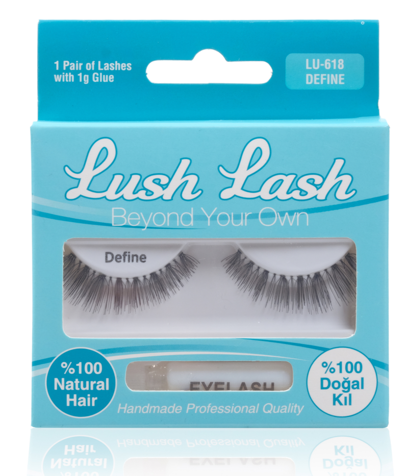 Lush Lash %100 Doğal Kıl Define Takma Kirpik - LU-618
