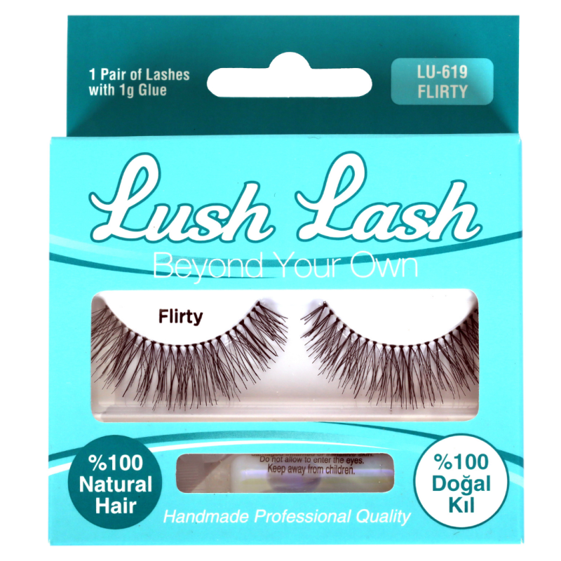 Lush Lash %100 Doğal Kıl Flitry Takma Kirpik - LU-619