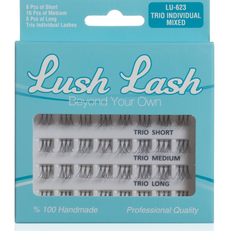 Lush Lash Trio Tekli Kısa-Orta-Uzun Takma Kirpik - LU-623