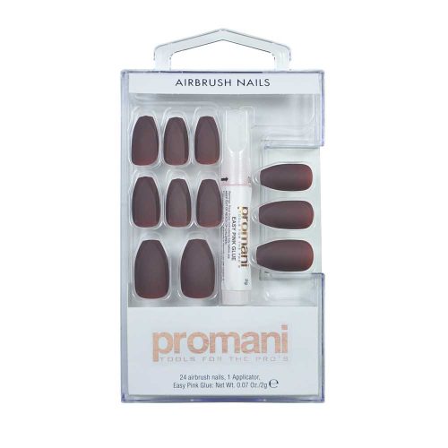 Matte Takma Tırnak Kiti Koyu Bordo PR-5018